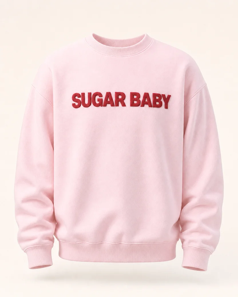 Sugar Baby Classic Back Print Crewneck