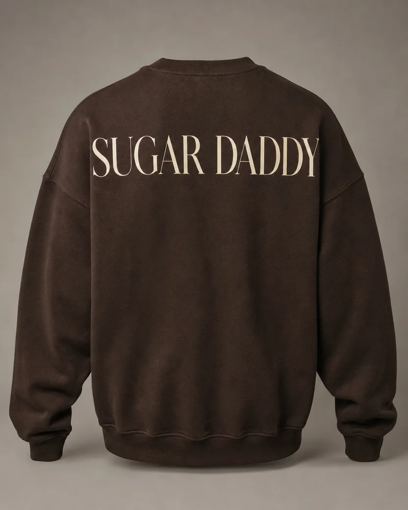 Sugar Daddy Signature Back Print Crewneck