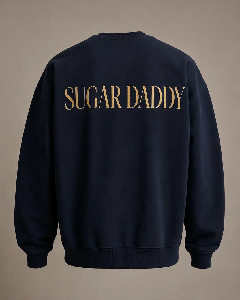 Sugar Daddy Signature Back Print Crewneck