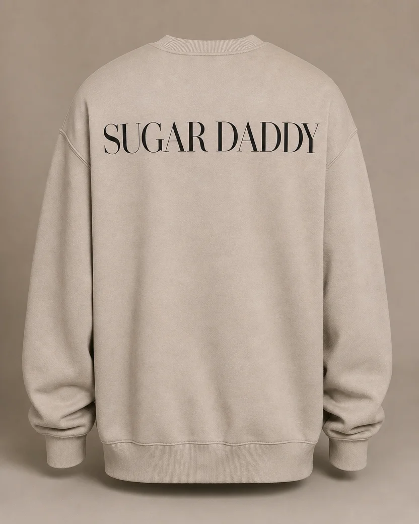 Sugar Daddy Signature Back Print Crewneck