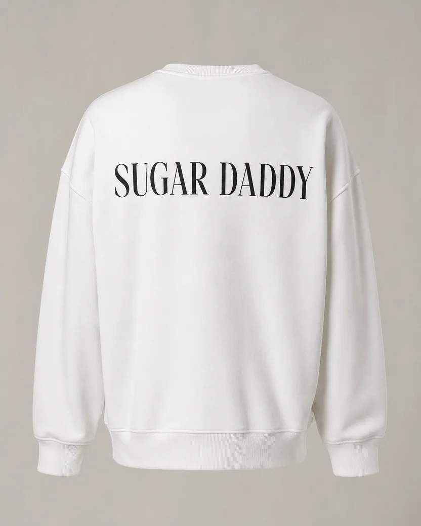 Sugar Daddy Signature Back Print Crewneck