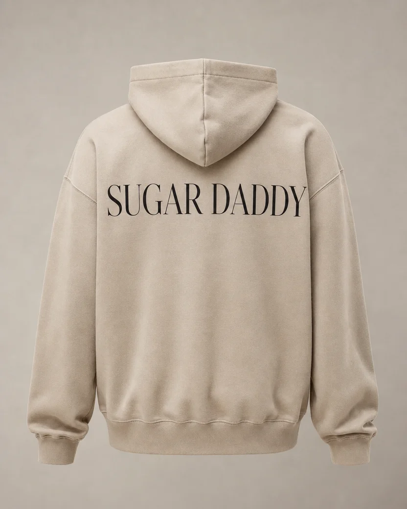 Sugar Daddy Signature Back Print Hoodie