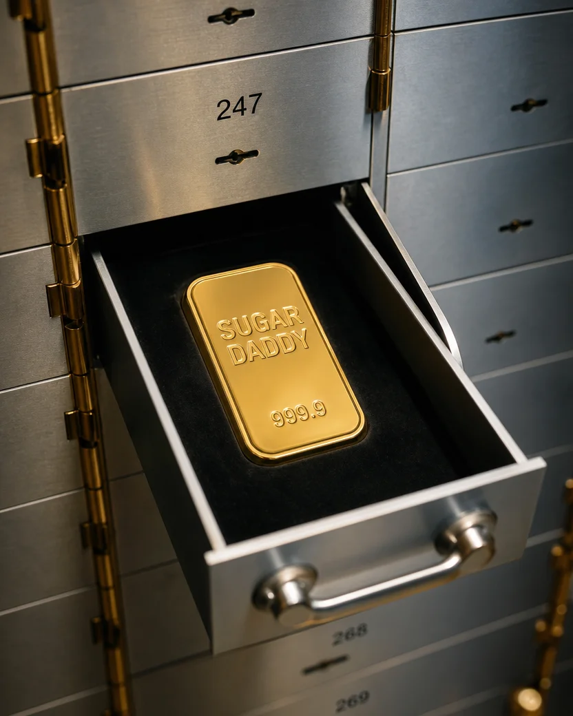Sugar Daddy Gold Bar Solid Cologne